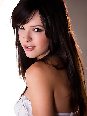 pulls down her jeans revealing her soft pink panties